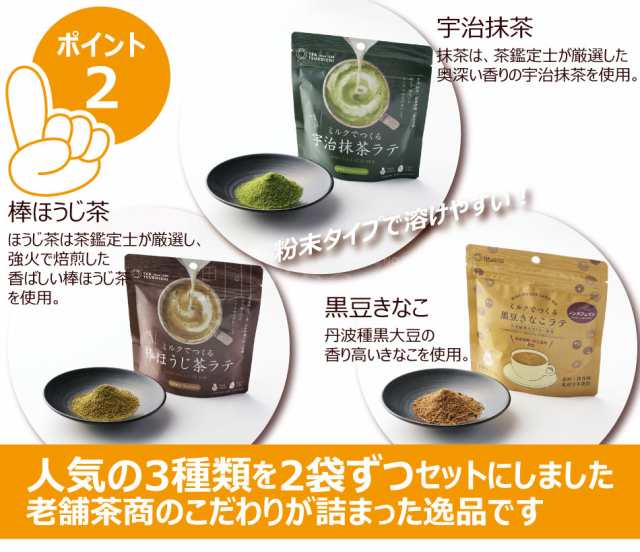 無印良品 ほうじ茶ラテ、宇治抹茶ラテ3セット - その他