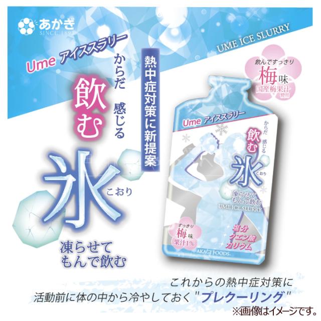 飲む氷 Ume アイススラリー 1ケース 80個入り 国産 梅