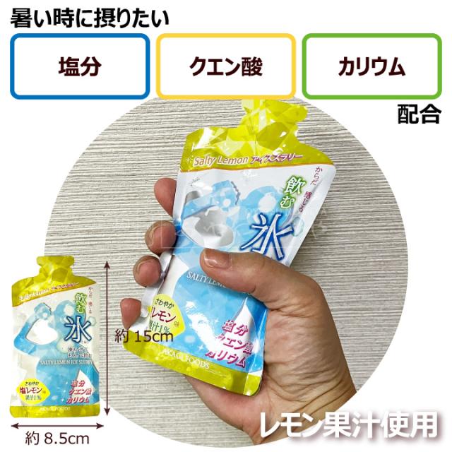 飲む氷 Salty Lemon アイススラリー 1ケース 80個入り 塩レモン