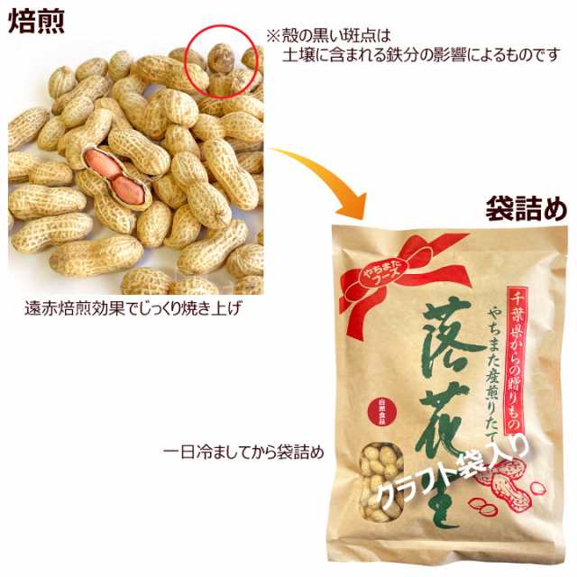 国産　落花生　マーケット－通販サイト　ナカテユタカ　400g　やちまた　おやつのへや　PAY　ピーナツ　中手豊　八街　遠赤焙煎の通販はau　マーケット　ピーナッツ　クリックポスト（代引不可）　千葉県産　PAY　からつき　au