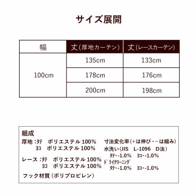 カーテン ４枚組 ４枚セット セット ドレープ 厚地 ミラーレース