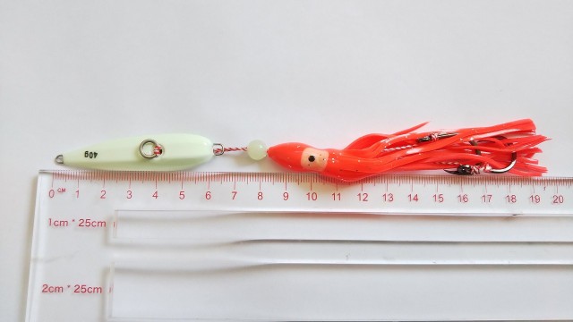 インチク 40g 5色セット ジグ オモリ部分6 5cm タコベイト約12cm 青物 真鯛 マダイ 根魚 ロックフィッシュ ヒラメ タイラバの通販はau Pay マーケット 雪見堂