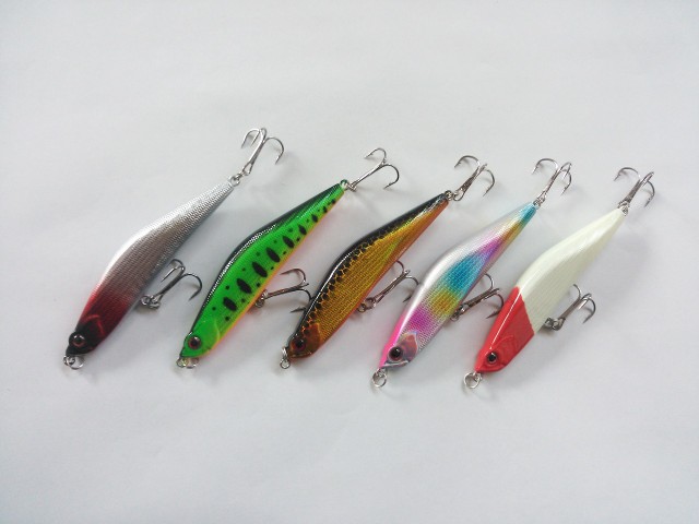 シンキングペンシル シンペン 5色 セット 9cm 15g ペンシル ベイト 後方ファットボディ シーバス 青物 根魚 フラットフィッの通販はau Pay マーケット 雪見堂