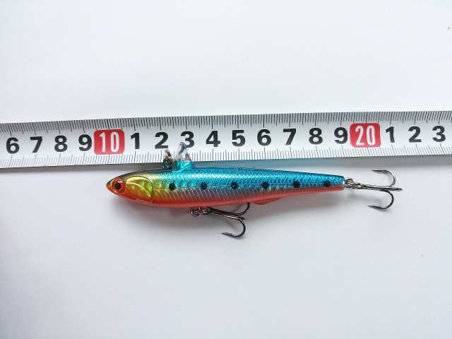 シンキング バイブレーション ローリング 9cm 15g シーバス 港湾 河口 遠投 ペンシル ベイト トリプルフック 根魚 青物の通販はau Pay マーケット 雪見堂