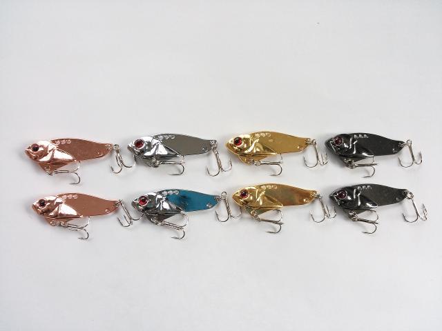 鉄板 メタル バイブ バイブレーション 12g 5cm 8個 セット 金 銀 銅 黒銀 シーバス 根魚 青物 フラットフィッシュ ジグの通販はau Pay マーケット 雪見堂