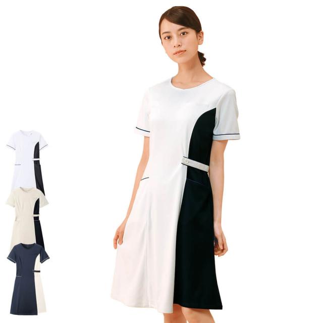 ナースリー 医療 病院 看護師 ユニフォーム 白衣 ナースウェア 女性 スーパービューティストレッチ サイドバイカラーワンピースの通販はau Pay マーケット ナースリー 看護師通販 Nursery Au Pay マーケット店