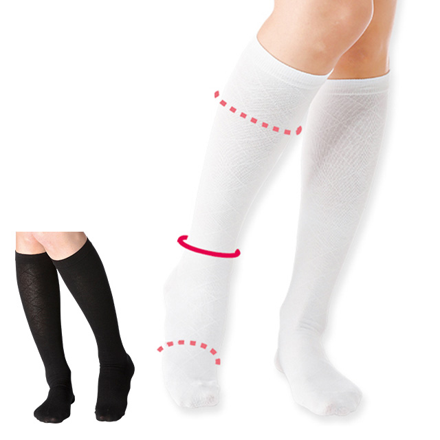 送料無料キャンペーン開催 ナースリー 医療用 白 靴下 看護師 介護 病院 抗菌ダイヤ柄着圧ソックス 1足組 の通販はau Pay マーケット ナースリー 看護師通販 Nursery Au Pay マーケット店