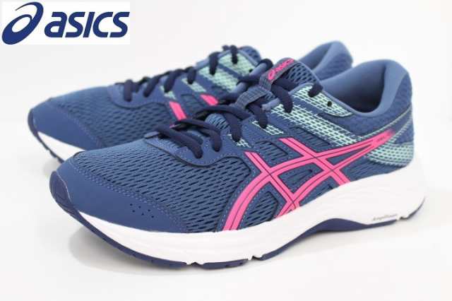 幅広 レディース ランニングシューズ アシックス Asics Gel Contend 6 1012a571 400 Grand Shark Pink Gloの通販はau Pay マーケット 岸山履物店 Au Pay マーケット店