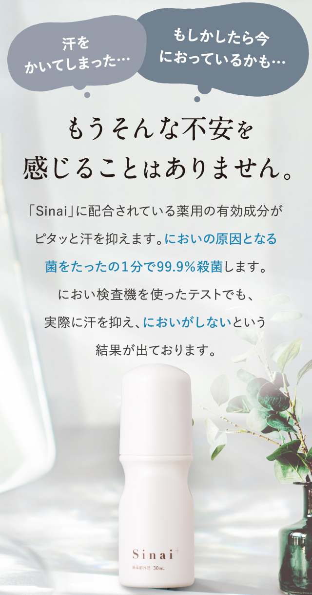 Sinai シナイ デオドラントジェルW 3個 【公式通販】