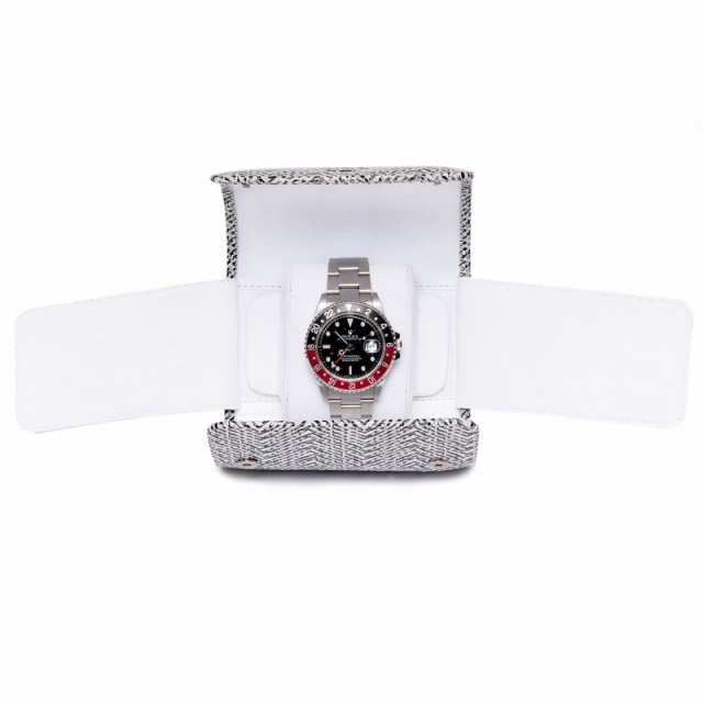 激安取寄 ラポート ロンドン(Rapport LONDON) Marlow Watch Roll in White Herringbone  Leather | www.dscoltdtradings.com