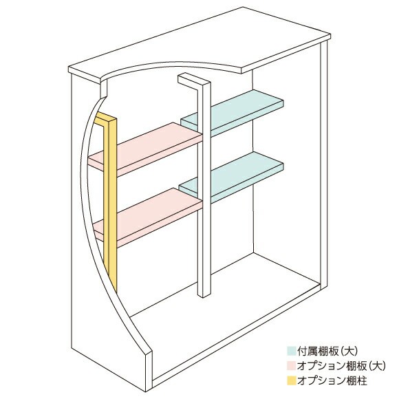 サンキン物置 E-Styleシリーズ レスパス L'espace EL-2217 ダーク