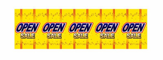 のぼり旗 のぼり屋工房 ☆A_ロール幕 3856 OPEN 900×7800 ポンジ 集客 販促品の通販は