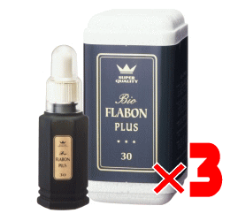 バイオフラボンプラス　30ｍｌ×3箱セット【送料無料】プロポリスの通販は