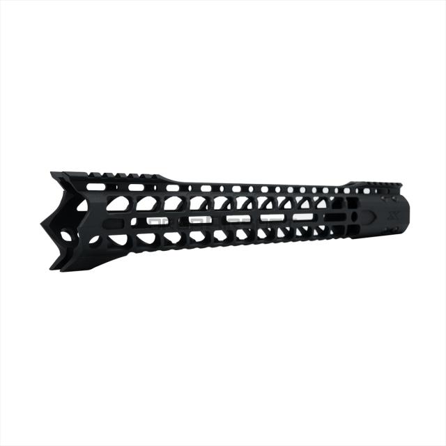 IRON AIRSOFT F1 Firearms X7M Contoured ハンドガード ガスブロ・トレポン用 15インチ BK