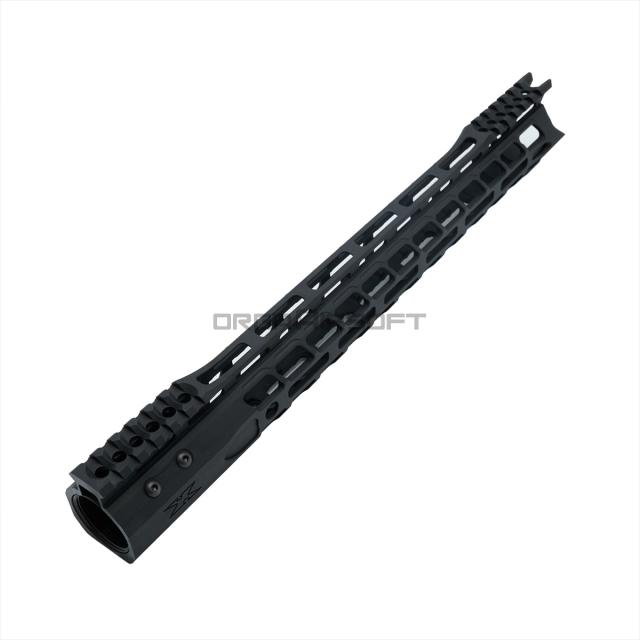 IRON AIRSOFT F1 Firearms X7M Contoured ハンドガード ガスブロ・トレポン用 15インチ BK
