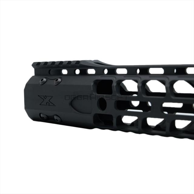 IRON AIRSOFT F1 Firearms X7M Contoured ハンドガード ガスブロ・トレポン用 15インチ BK
