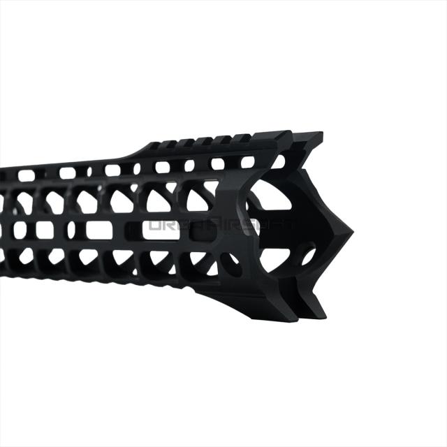 IRON AIRSOFT F1 Firearms X7M Contoured ハンドガード ガスブロ・トレポン用 15インチ BK