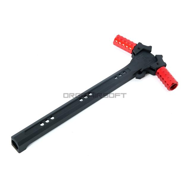 IRON AIRSOFT F1 Firearms AR-15 タイプ アンビチャージングハンドル 東京マルイMWS用 RED