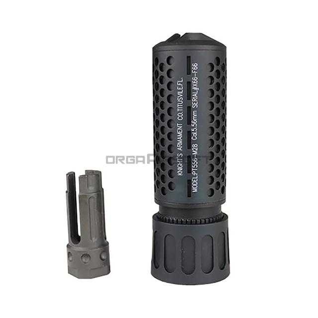 5KU KAC 556 QDC/CQB タイプ ショートサプレッサー 14mm逆ネジ CCW BK