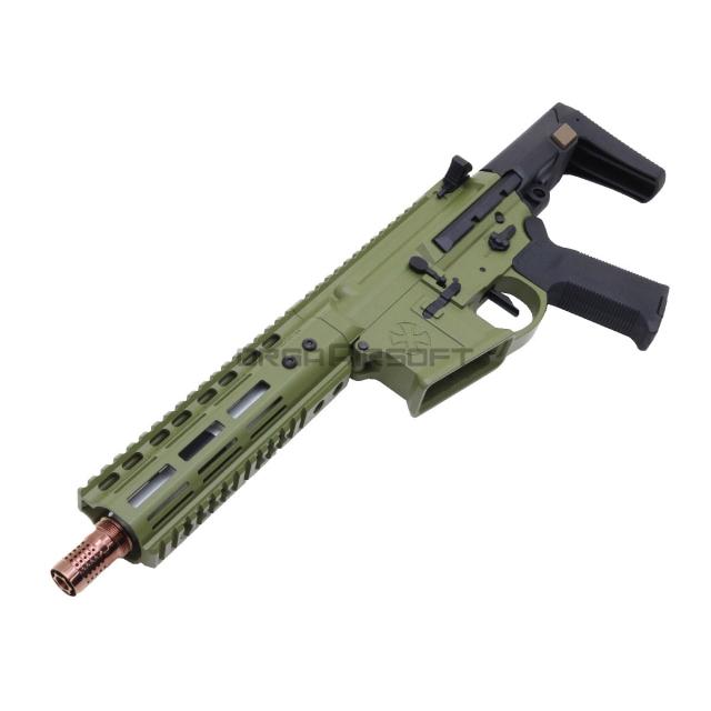 EMG/DE Airsoft NOVESKE N4 GHETTO BLASTER 7.94inch ガスブローバックライフル Bazooka Green (OfficialLicense)(対象年齢18歳以上)_2