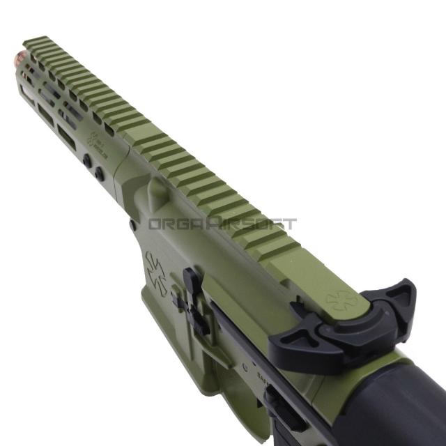 EMG/DE Airsoft NOVESKE N4 GHETTO BLASTER 7.94inch ガスブローバックライフル Bazooka Green (OfficialLicense)(対象年齢18歳以上)_5