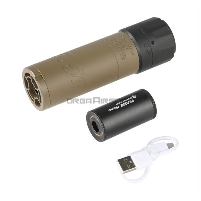 Salvo Precision MCX Hunter UKSF仕様 GBBR ガスブローバックライフル FDE (JP Ver./RealMarking/DX Ver.サイレンサー＆トレーサー付)(対象年齢18歳以上)