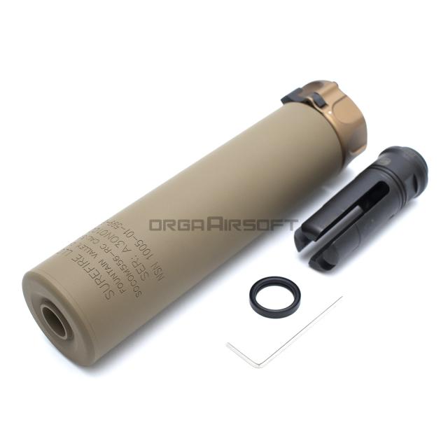 ANGRY GUN SOCOM556 Mock サイレンサー DE 刻印入り