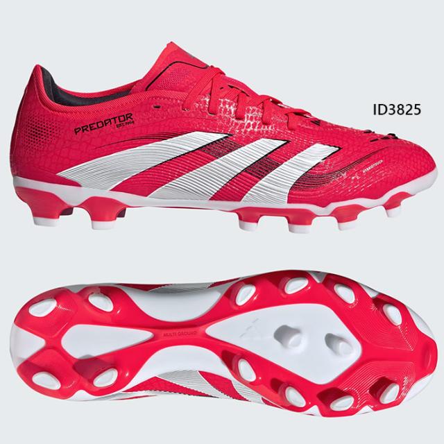 アディダス メンズ プレデター PRO HG/AG 土・人工芝用 Predator Pro HG/AG サッカーシューズ スパイク 固定式 レッド 赤 送料無料 adidas ID3825の通販は