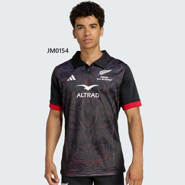 アディダス メンズ マオリ オールブラックス ホームジャージー ラグビーウェア 半袖 ニュージーランド代表 ブラック 黒 送料無料 adidas KCG21