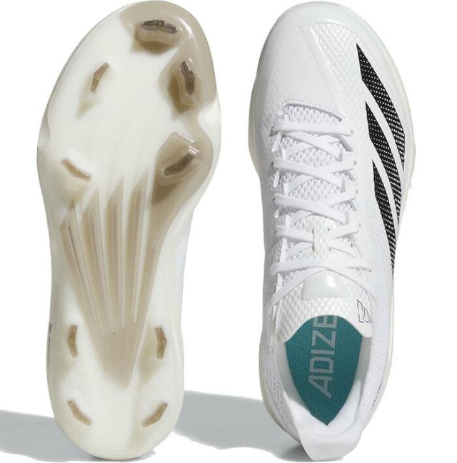 アディダス メンズ アディゼロ エレクトリック 2.0 Adizero Electric 2.0 TPU BSB 野球シューズ ポイントスパイク ホワイト 白 送料無料 adidas JI1486 JI1490