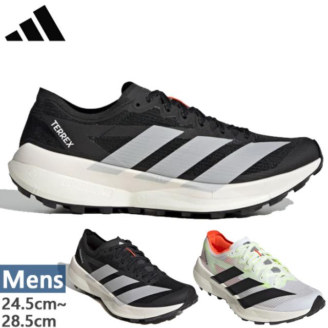 アディダス メンズ テレックス スピード Terrex Agravic Speed 2 Trail Running Shoes 登山靴 山登り トレイルランニングシューズ トレラン ホワイト 白 ブラック 黒 送料無料 adidas JR9103 JS3536