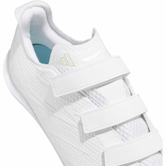 アディダス メンズ アディゼロ エレクトリック Adizero Electric JP VELCRO 野球シューズ スパイク ベルクロ マジックテープ 高校野球対応 ホワイト 白 送料無料 adidas JS2166