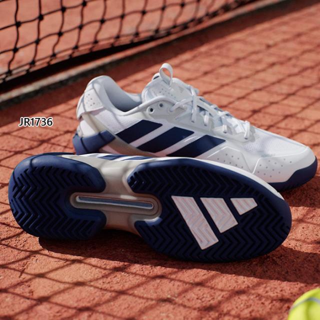 アディダス メンズ アディゼロ ウーバーソニック 5 テニス adizero Ubersonic 5 Tennis テニスシューズ オールコート ホワイト 白 送料無料 adidas JR1736