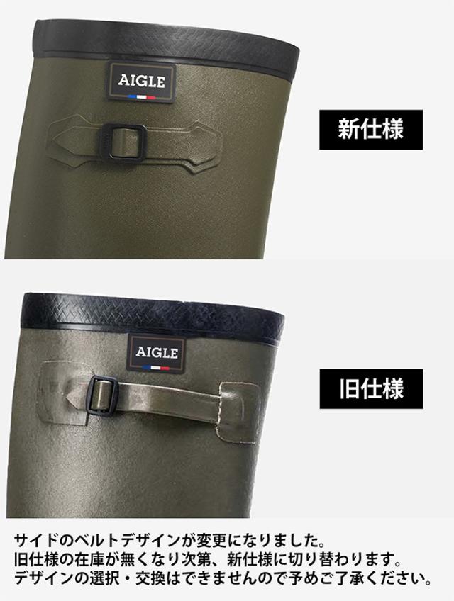 エーグル メンズ ベニル ラバーブーツ カジュアルシューズ アウトドア レインブーツ ブラウン カーキ 茶色 送料無料 AIGLE ZZH8578