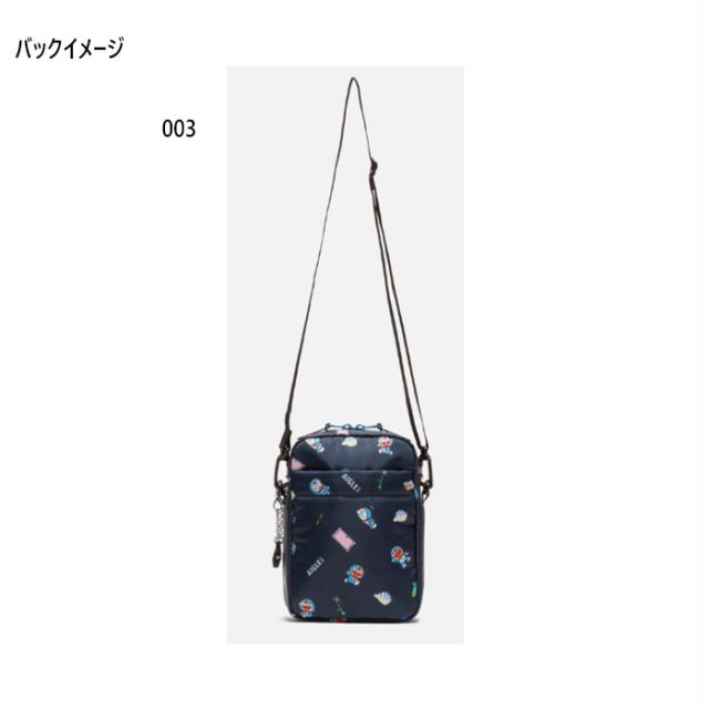2.5L エーグル メンズ レディース ドラえもん ひみつ道具 ショルダーポーチ ショルダーバッグ 肩掛け 鞄 カジュアル ネイビー 送料無料 AIGLE ZNHBI38