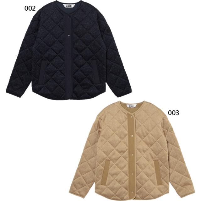 エーグル レディース キルティングカーディガンフリース 上着 アウター トップス 送料無料 AIGLE ZSFBK14