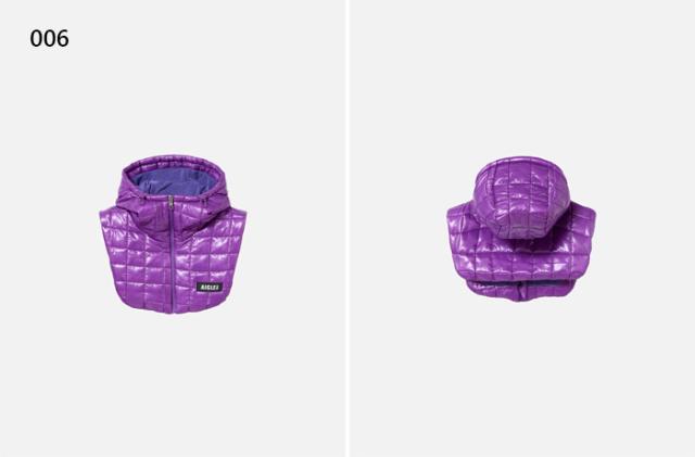 エーグル メンズ レディース 撥水 キルティングバラクラバ 防寒 アウトドア アクセサリー 小物 パープル 紫 送料無料 AIGLE ZRKBM55_2
