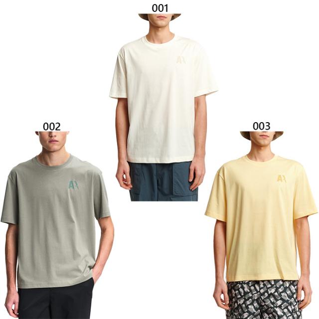 エーグル メンズ 接触冷感 オーガニックコットン バックプリント半袖Tシャツ トップス カジュアルウェア ホワイト 白 送料無料 AIGLE ZTHBQ73