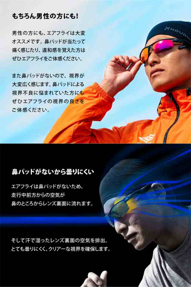 割引品K様用　AirFly(エアフライ)サングラス ウォーキング・ランニングウェア