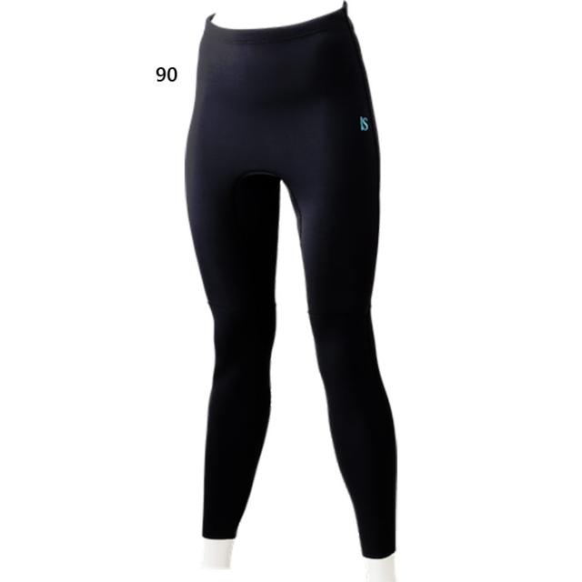 アクア レディース ウエットロングパンツ 1.5mm マリンスポーツ ウェットスーツ ボトムス ブラック 黒 送料無料 AQA KW4671