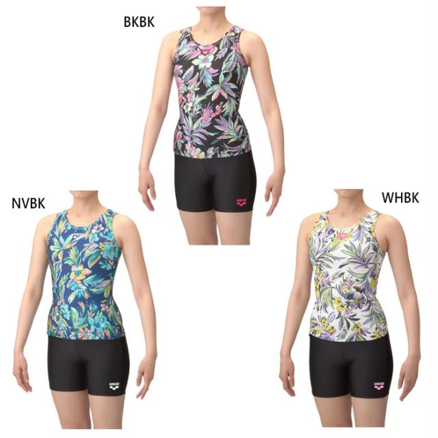 フットマーク レディース 長持ちする水着セパレーツ スイムウエア スイミング 水泳 フィットネス水着 グレー グリーン パープル 灰色 緑 紫 送料無料 FOOTMARK 250068 フットマーク レディース 長持ちする水着セパレーツ スイムウエア