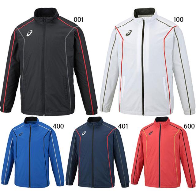 アシックス メンズ レディース ジュニア 裏トリコットブレーカージャケット ステッチ フィットネス トレーニングウェア トップス 長袖 ホワイト 白 ブラック 黒 ネイビー 送料無料 asics 2031E059