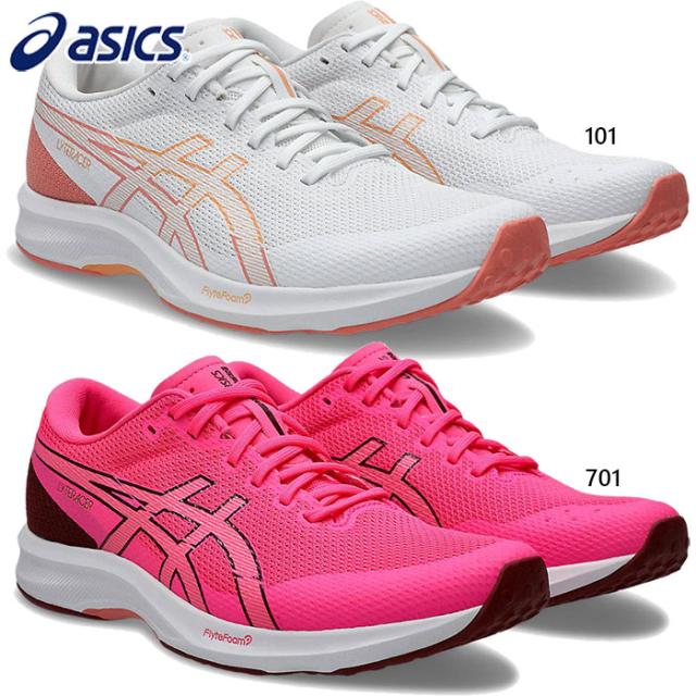 普通幅 アシックス レディース ライトレーサー6 LYTERACER 6 ランニングシューズ ジョギング マラソン スニーカー シューズ 紐靴 ローカット ホワイト 白 ピンク 送料無料 asics 1012B764