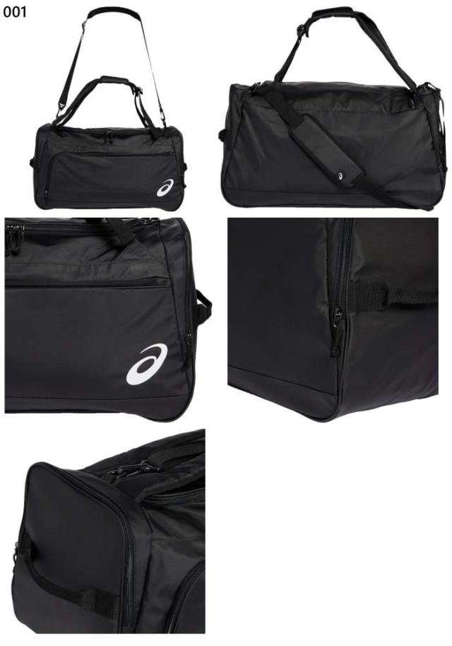60L アシックス メンズ レディース ダッフルバッグ ボストンバッグ ブラック 黒 送料無料 asics 3033C082_1
