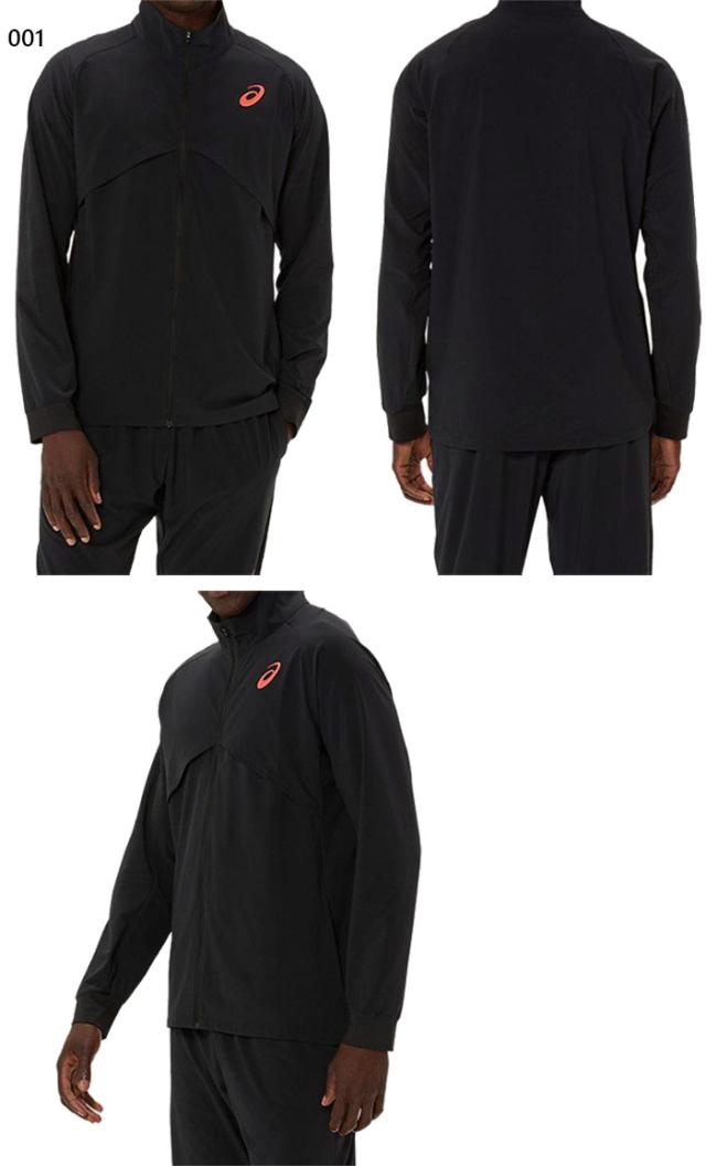 2025新作 ASICS HYBRID ストレッチウーブンジャケット M HYBRID STRETCH WOVEN JACKET | PERFORMANCE BLACK | メンズ