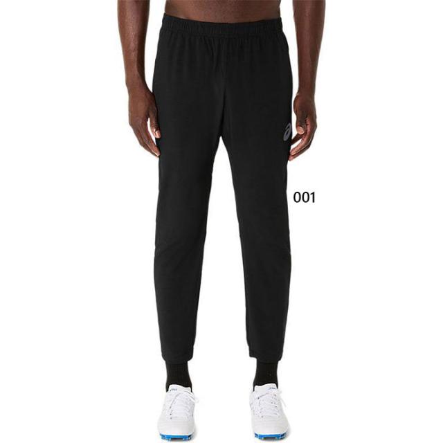 アシックス メンズ ストレッチウーブンスリムパンツ サッカーウェア フットサルウェア ボトムス ブラック 黒 送料無料 asics 2101A299
