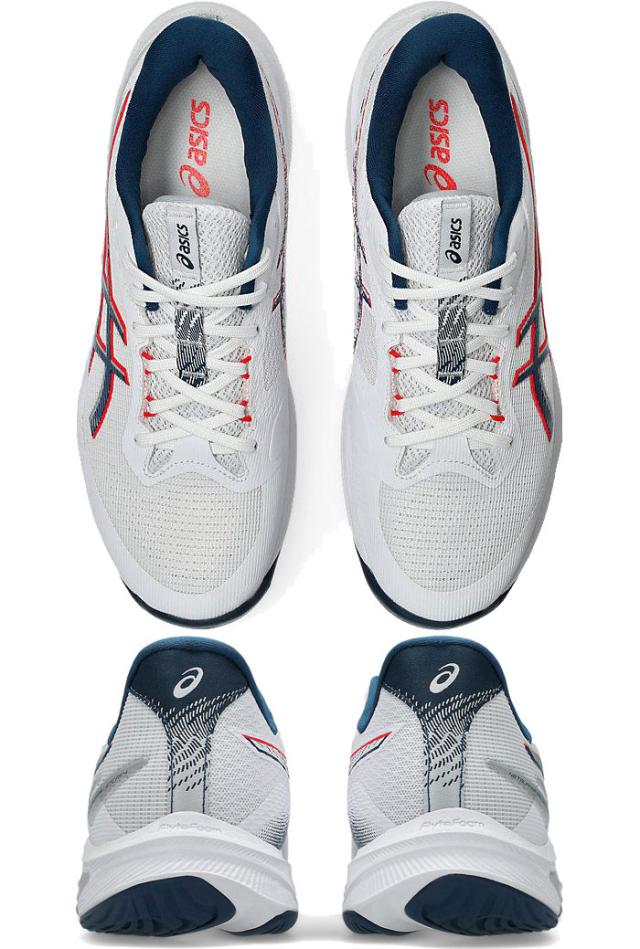 バレーボールシューズ ホワイト/ブラック/ネットバーナー4 ASICS（アシックス） 普通幅 メンズ レディース ネットバーナー バリ