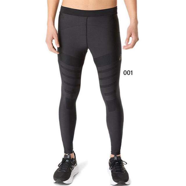 アシックス メンズ モーションマッスルサポート MOTION MUSCLE SUPPORT スタビリティタイツ+ ランニングウェア ボトムス アンダーウェア ブラック 黒 送料無料 asics 2011D270