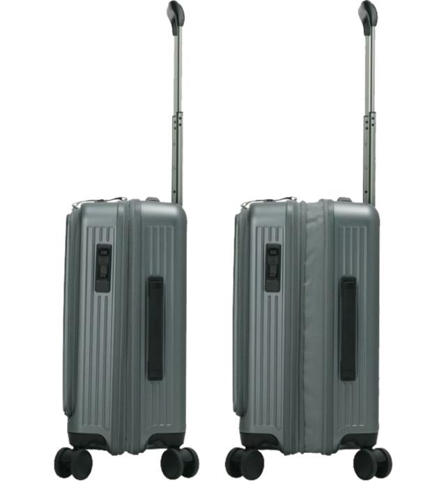 バーマス メンズ レディース インターシティ INTER CITY BS フロントオープンファスナー37L 50cm スーツケース キャリーバッグ 1-2泊 静音キャスター ブラック 黒 ブラウン グリーン 茶色 緑 送料無料 BERMAS 60555_10
