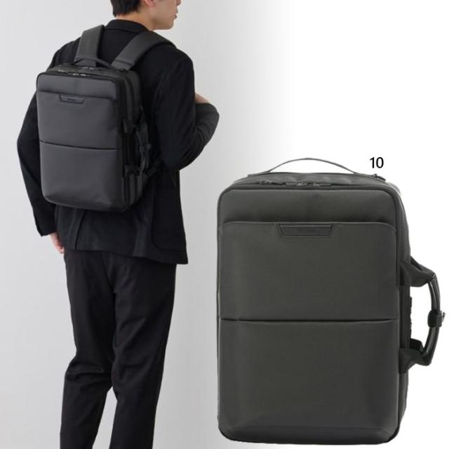 バーマス メンズ レディース デュライトフレックス Dulite Flex 3WAYリュック 39cm EX5cm バックパック バッグ 鞄 B4収納可 ビジネス 通勤 ブラック 黒 送料無料 BERMAS 6063810